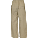 pantaloni elastico vita gamba larga 