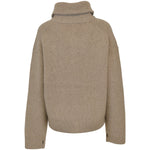 cardigan over con zip inteta 