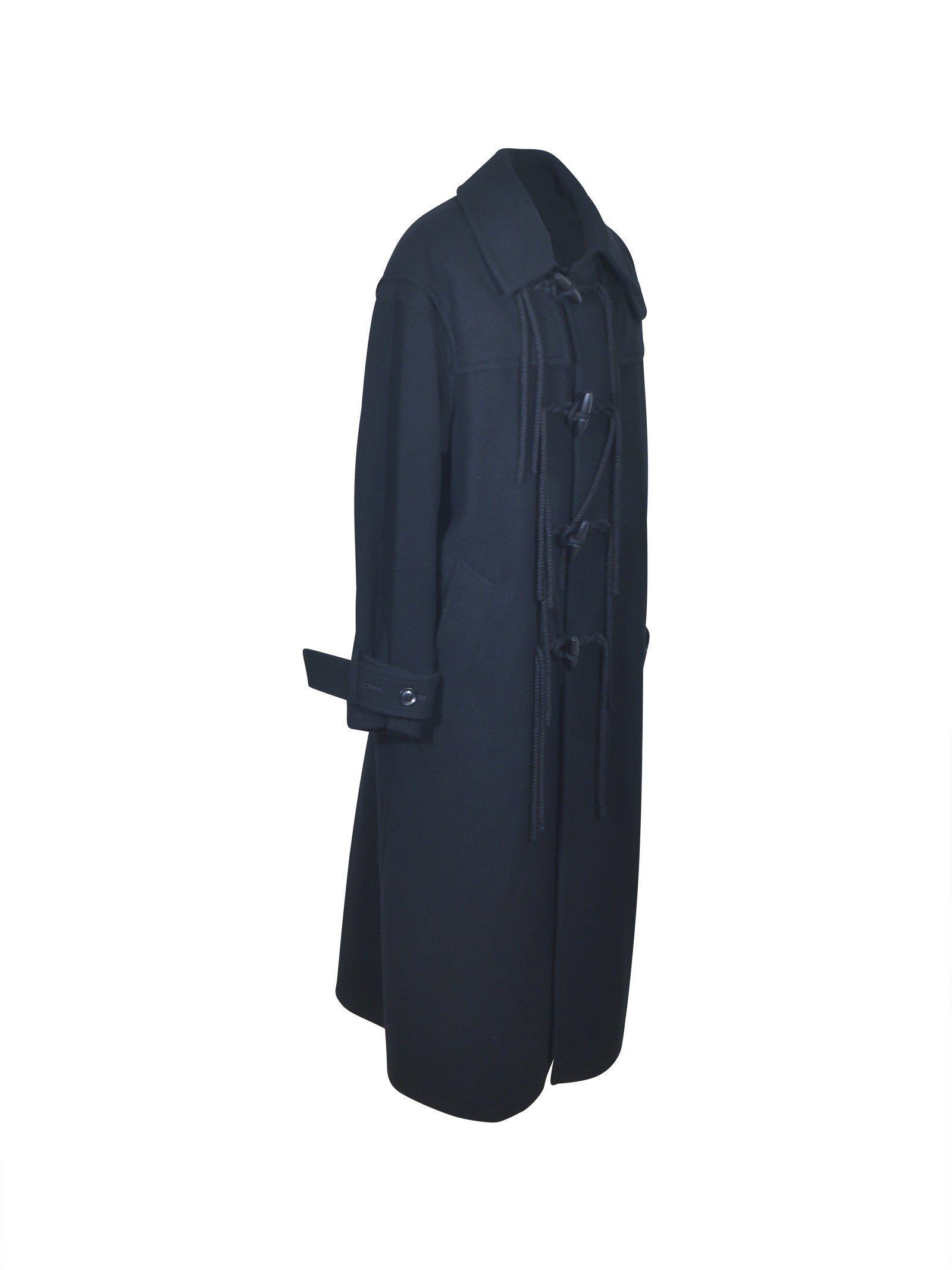 cappotto lungo alamari 