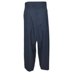 pantaloni  con pences gamba larga 