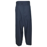 pantaloni  con pences gamba larga 