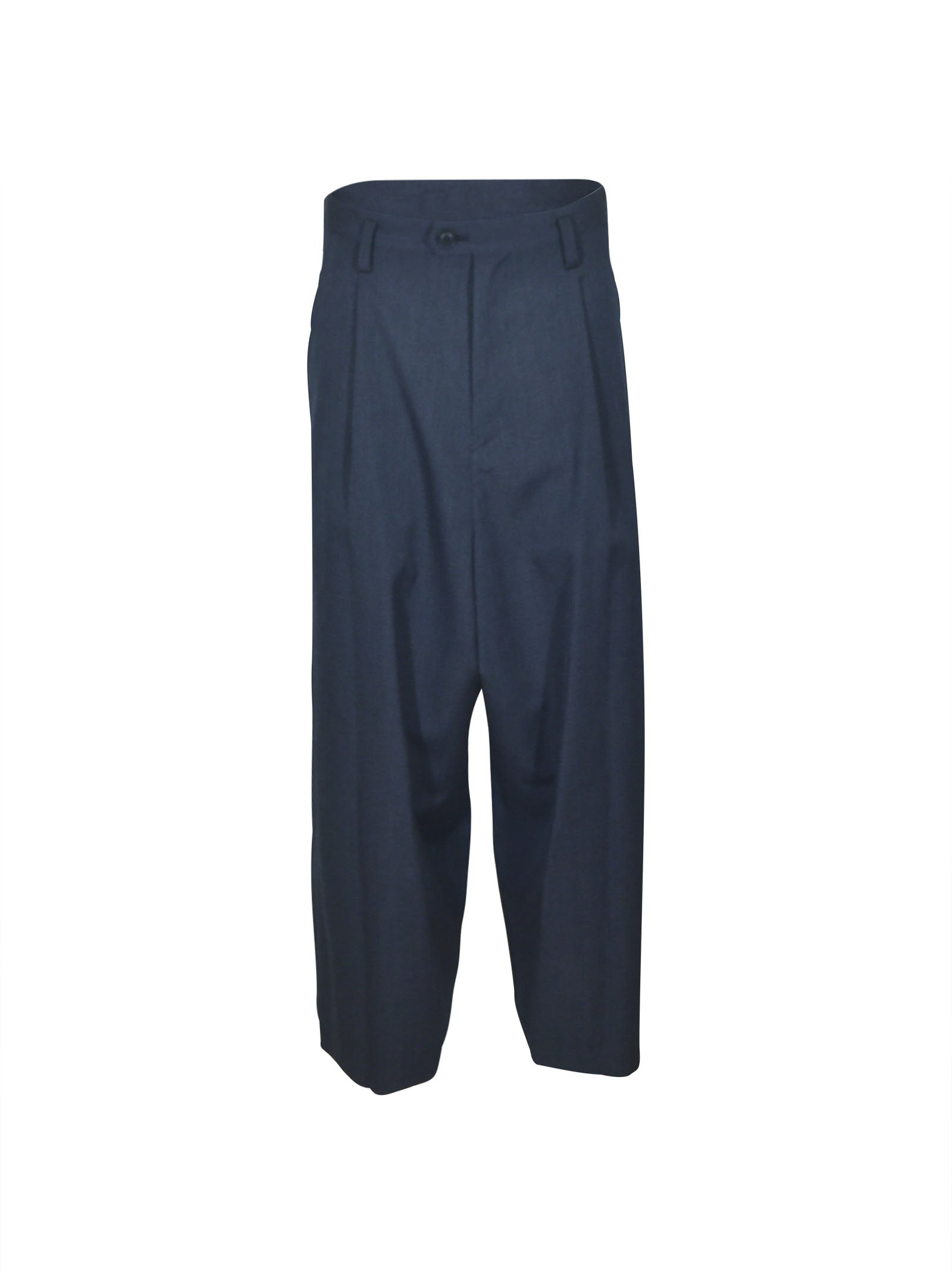pantaloni  con pences gamba larga 