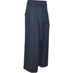 pantaloni  con pences gamba larga 