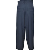 pantaloni  con pences gamba larga 