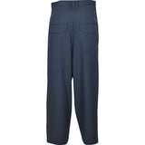 pantaloni  con pences gamba larga 