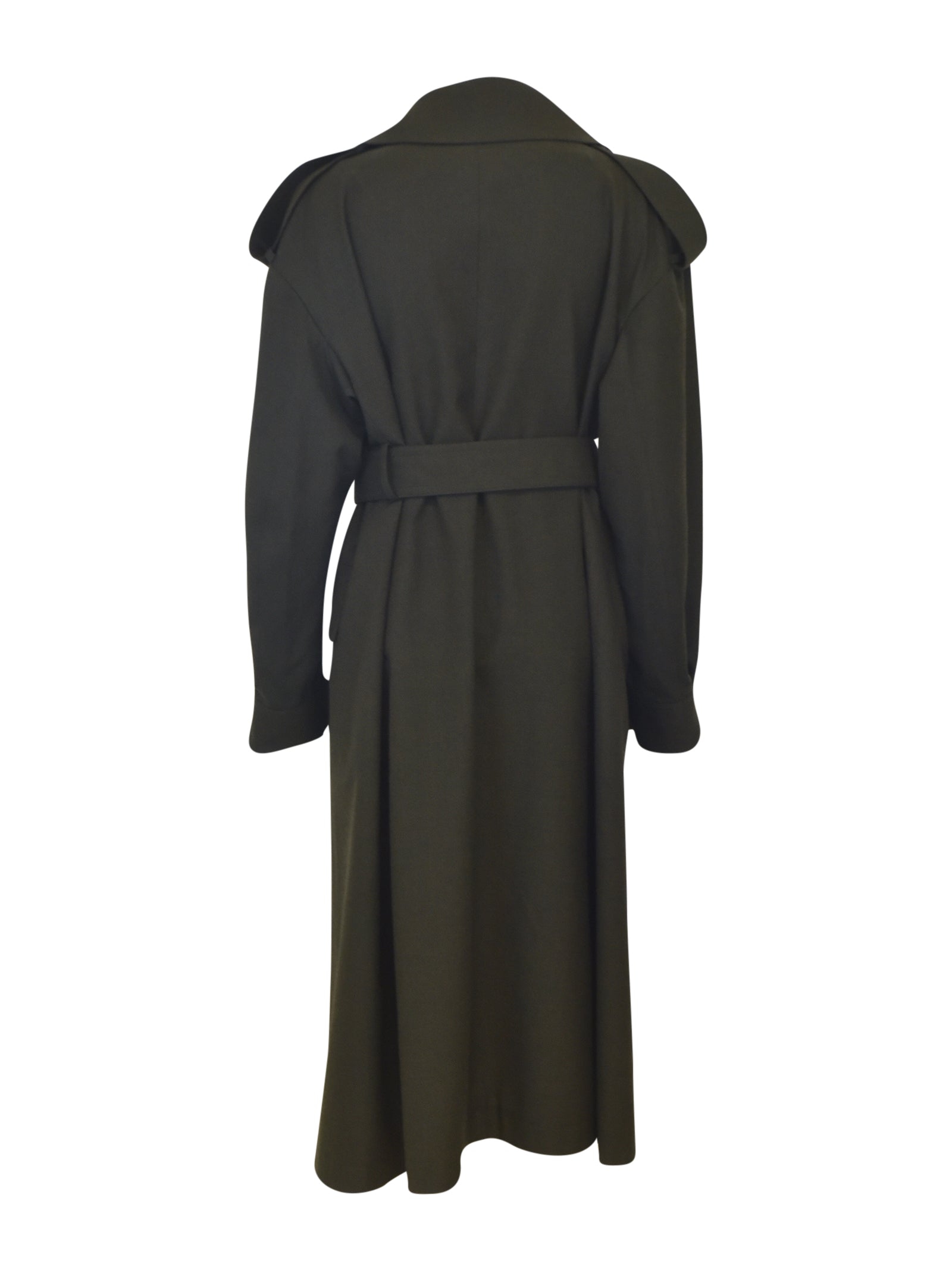 cappotto con cintura 