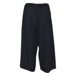 pantaloni con pences e coulisse 