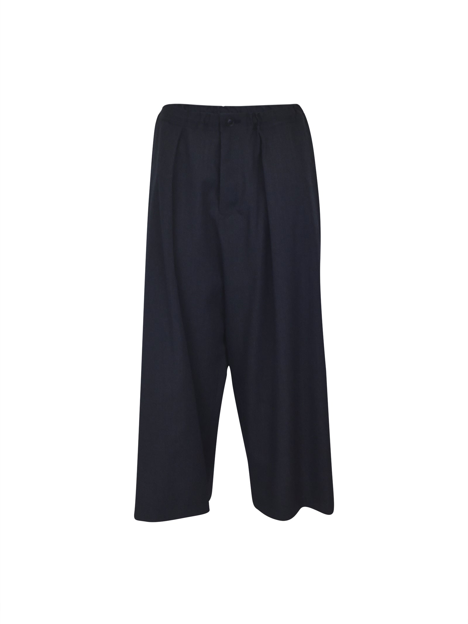pantaloni con pences e coulisse 