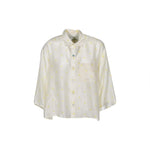 camicia manica tre quarti over 