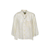 camicia manica tre quarti over 