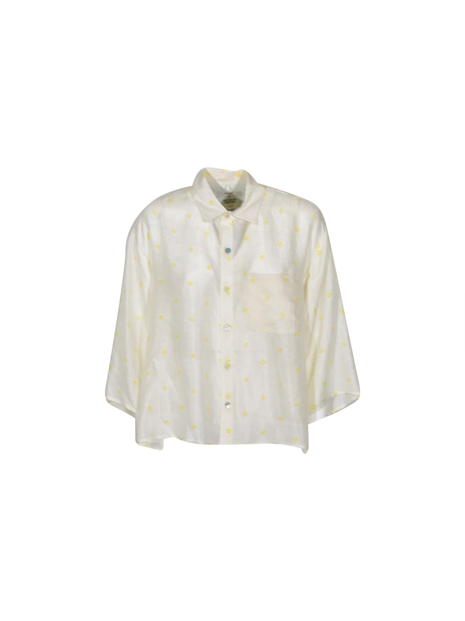 camicia manica tre quarti over 