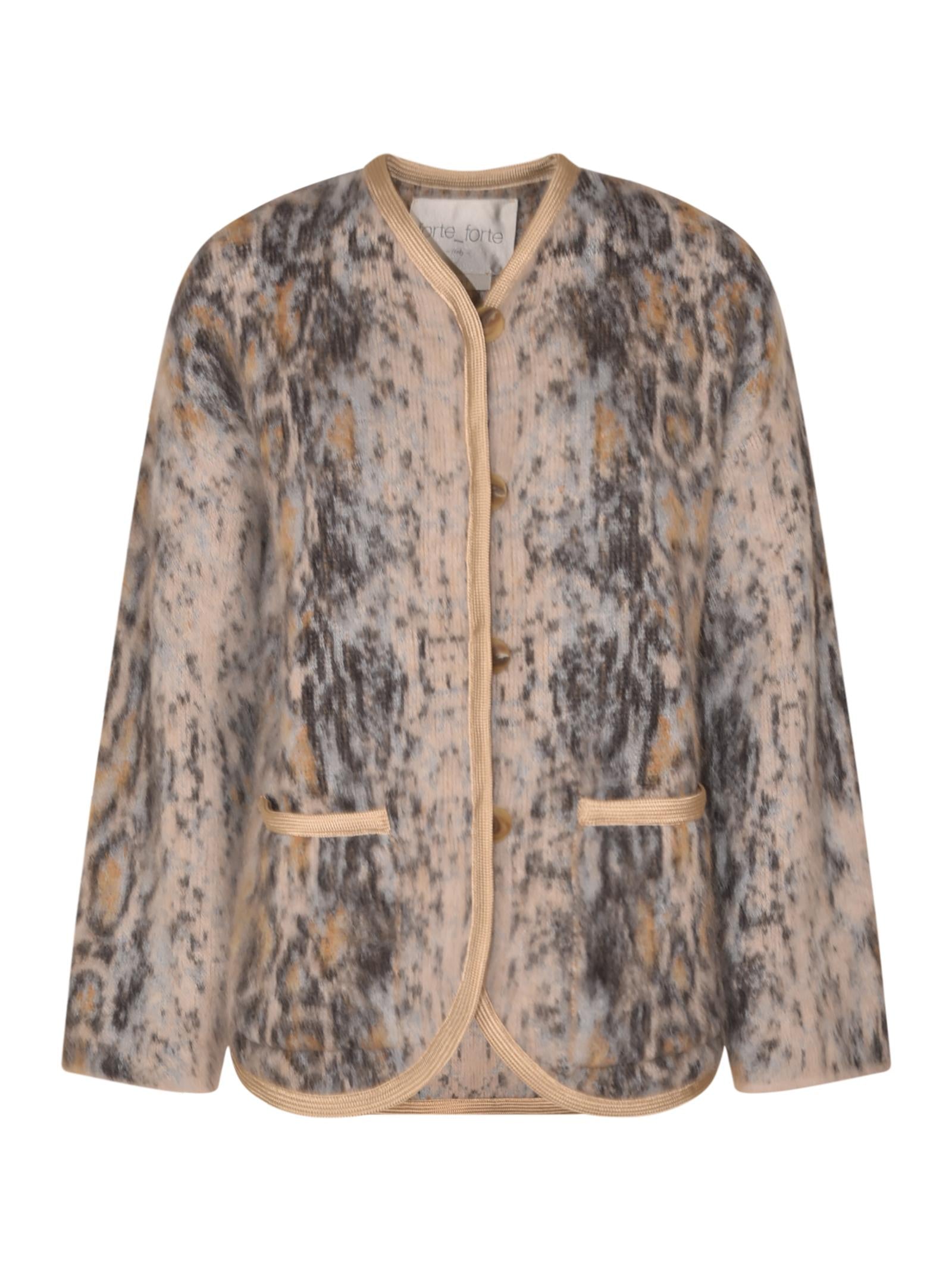 cappotto sciarpa jacquard alpaca 