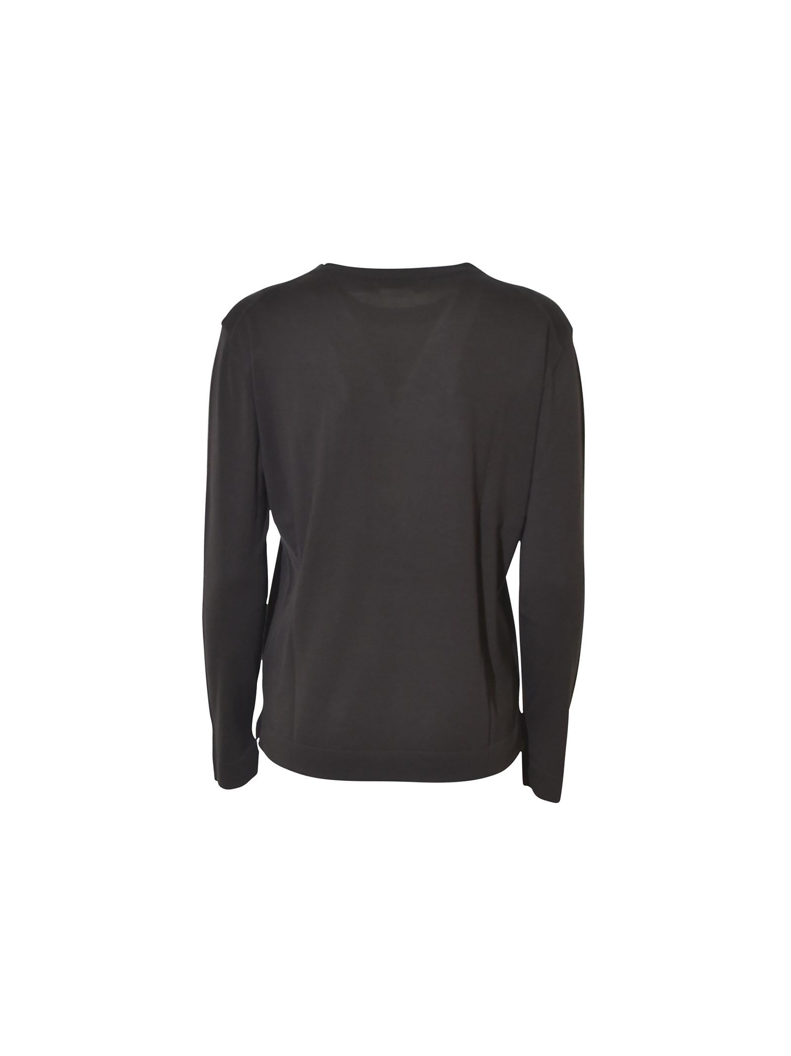 maglia girocollo m/l bordi tubolari 