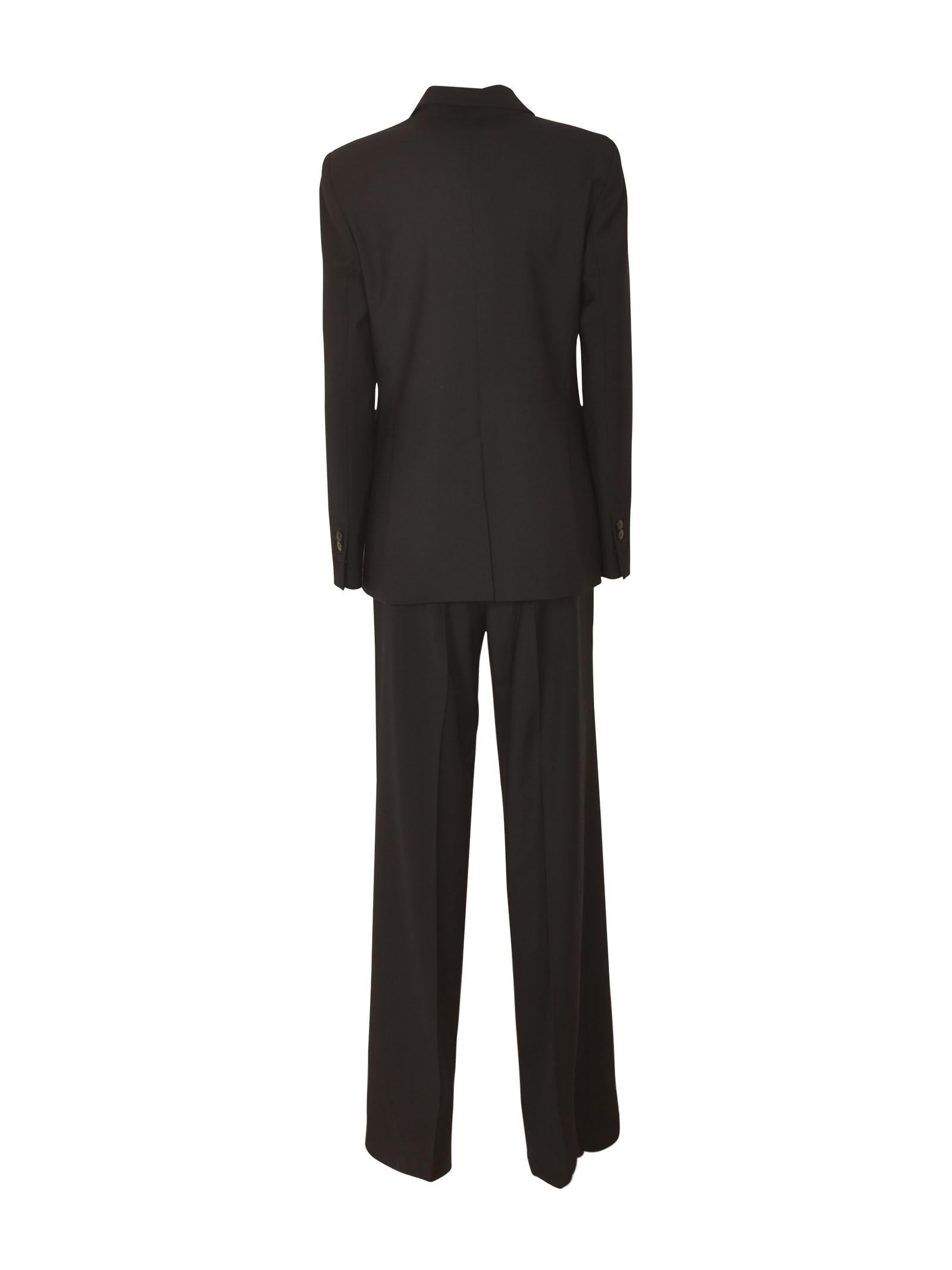 lisla e andrea tailleur giacca doppio petto pantalone gamba larga 