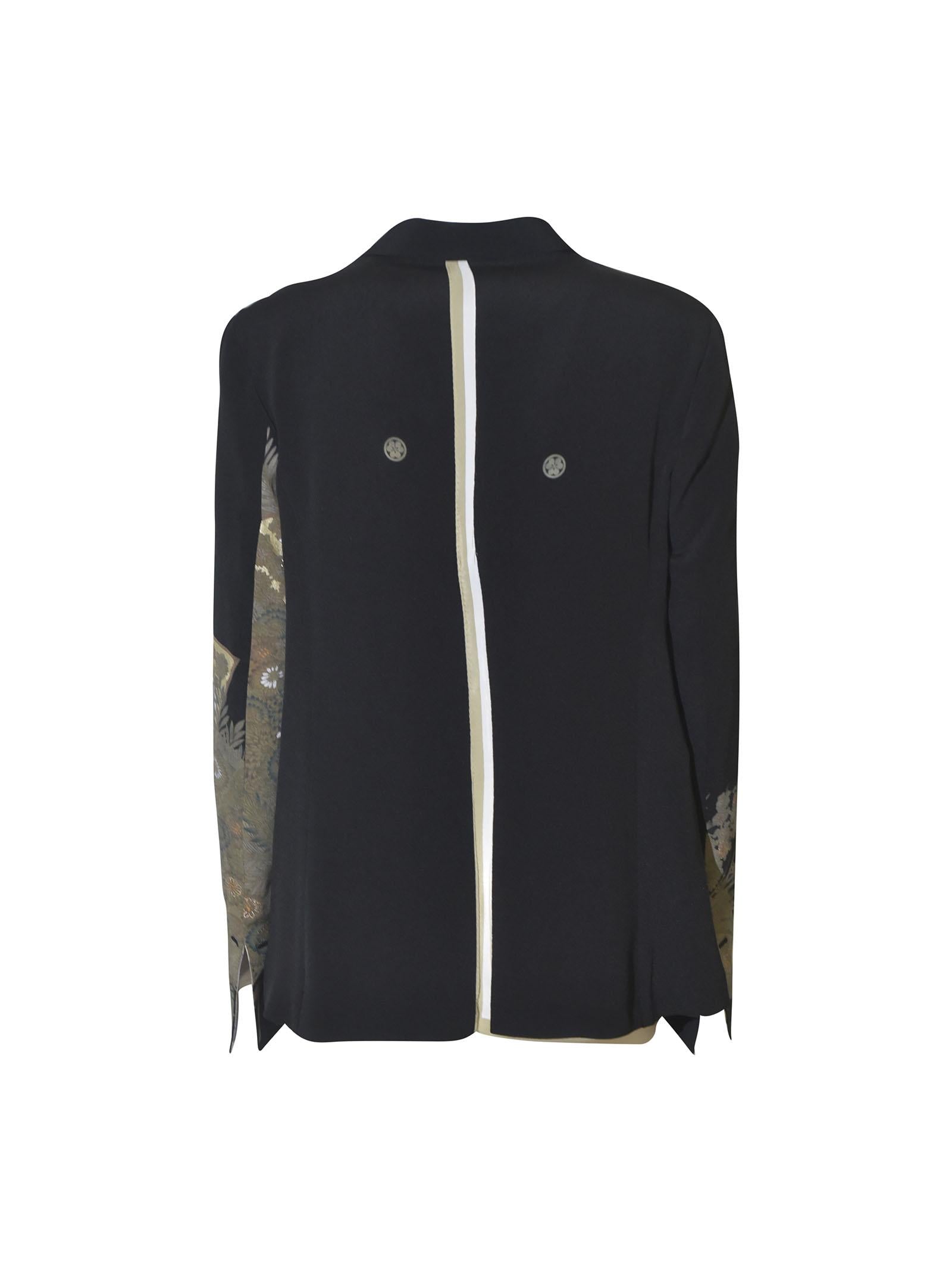 giacca kimono tradizionale con foulard vintage 