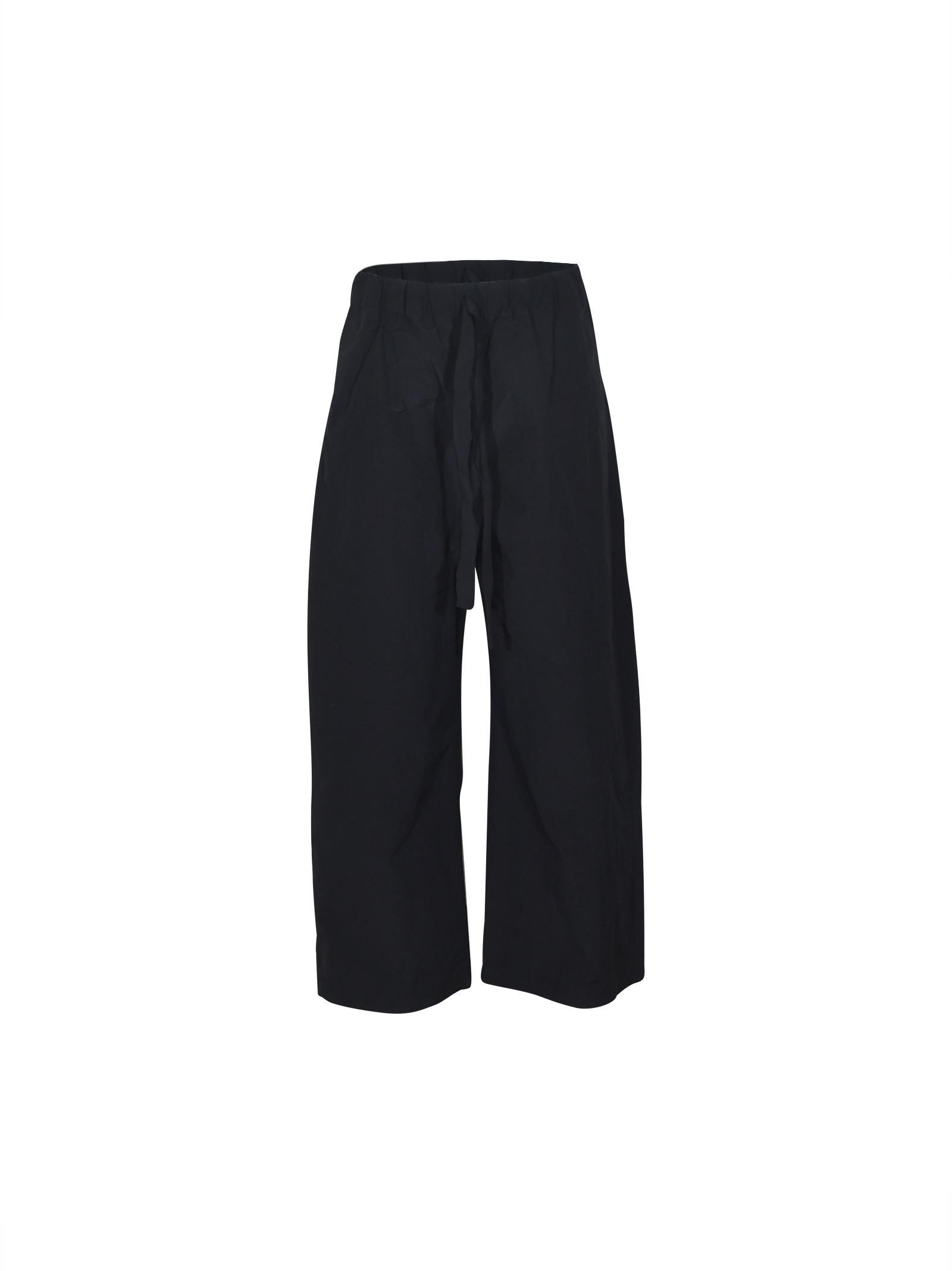 pantaloni gamba dritta coulisse vita 
