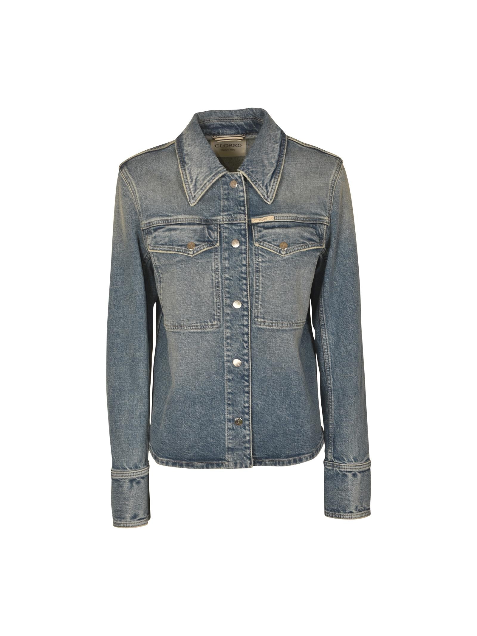 giacca camicia tasca sul seno 