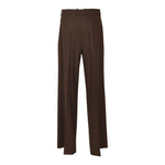 pantaloni mafalda pences  gamba larga 