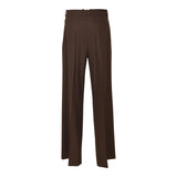 pantaloni mafalda pences  gamba larga 