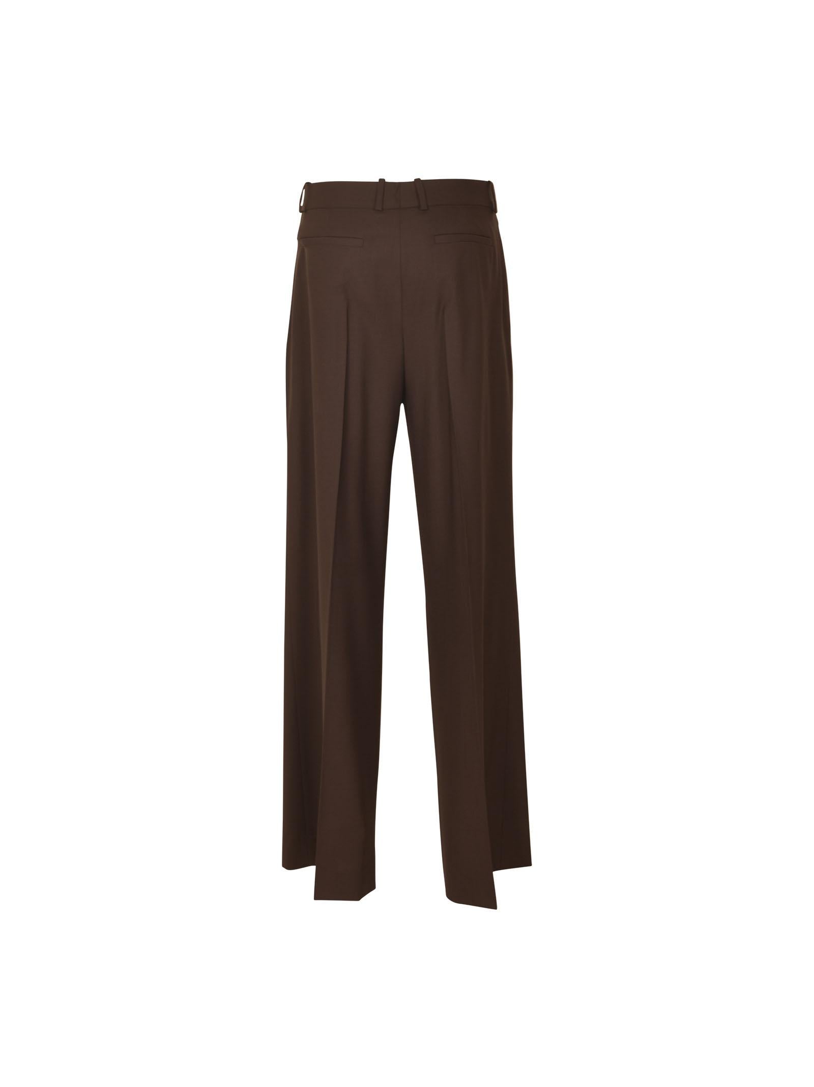 pantaloni mafalda pences  gamba larga 