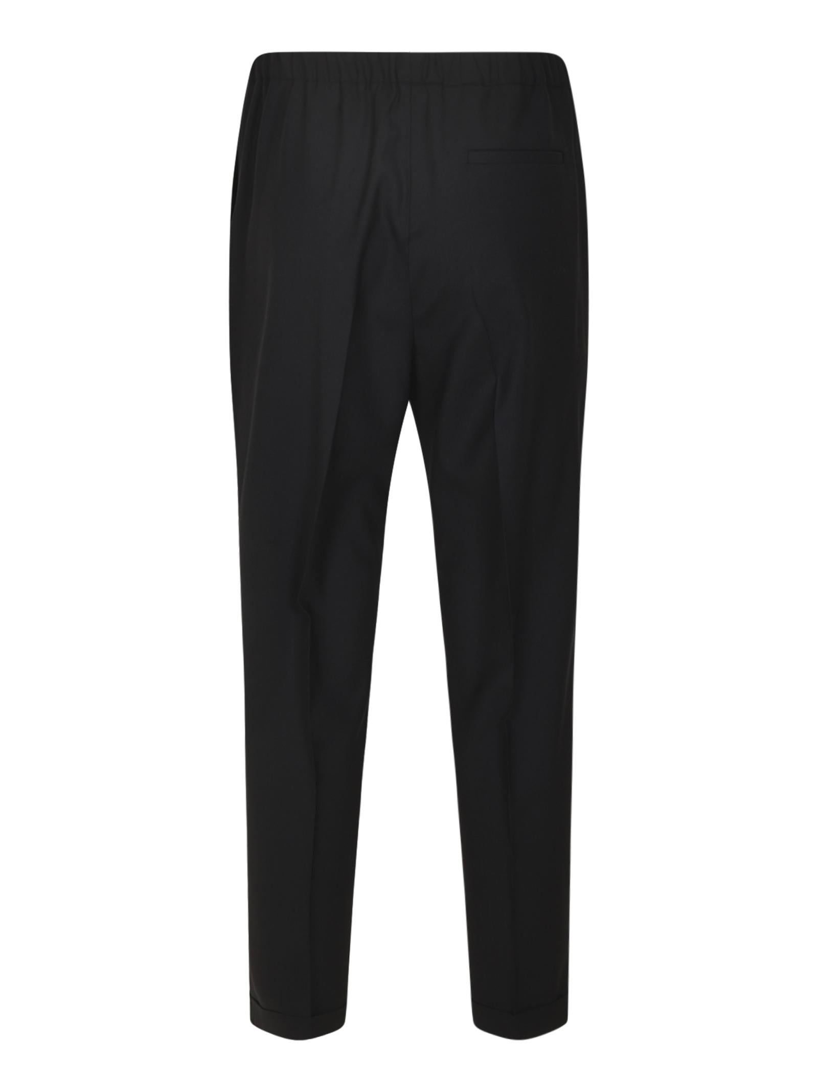 pantaloni stretti elastico vita portrait 