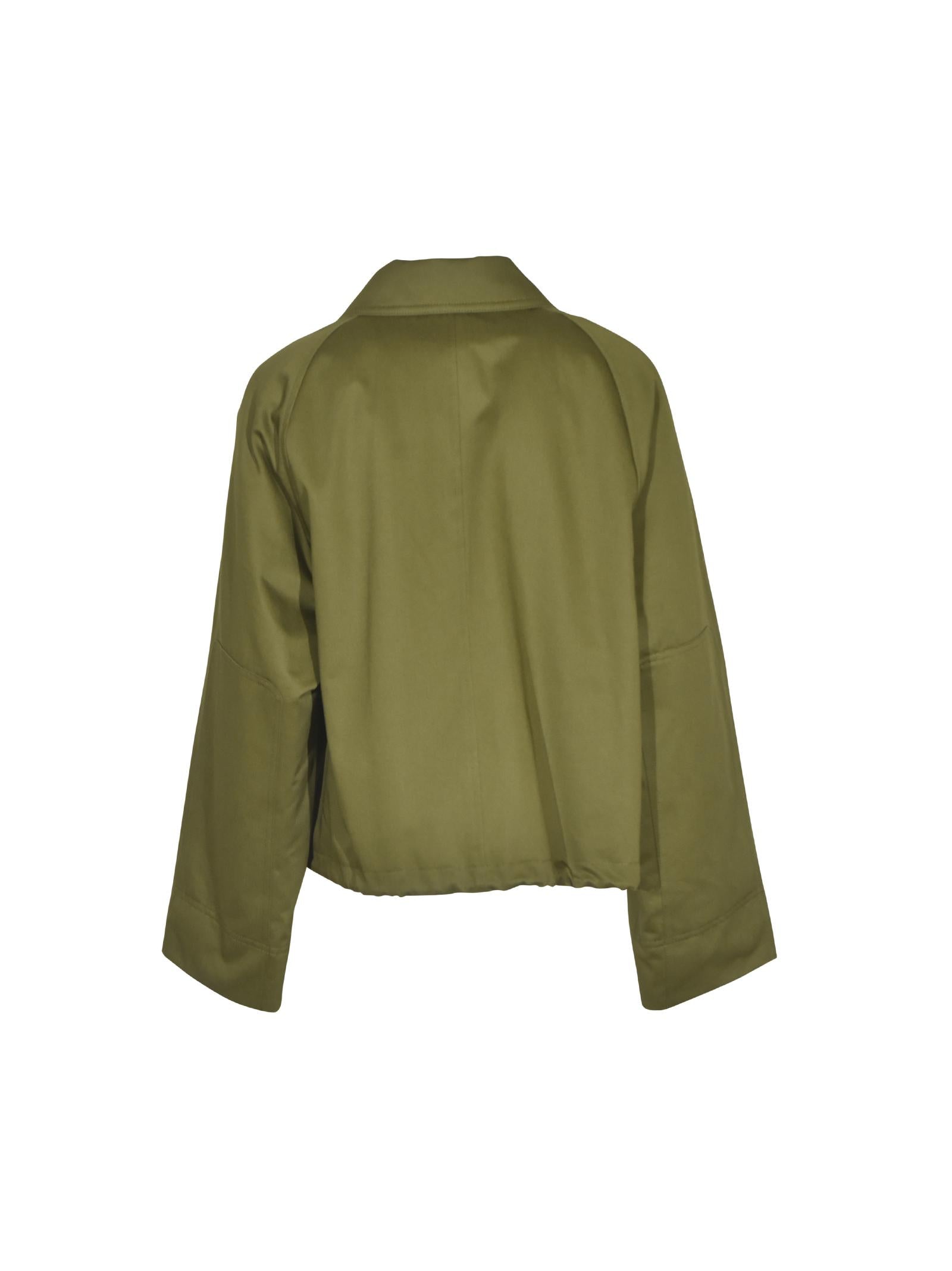 giubbino zip con colletto 