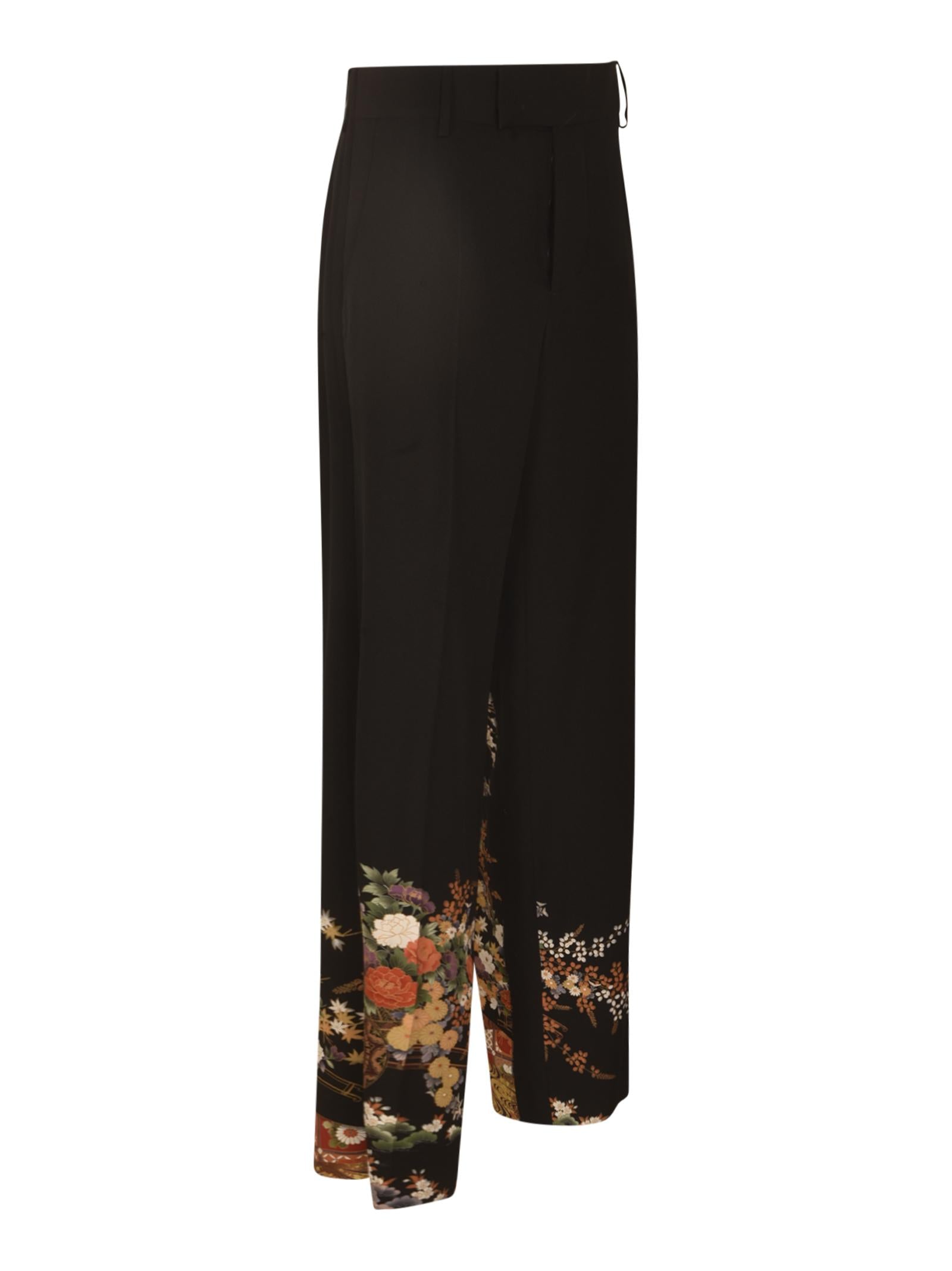 pantaloni tessuto kimono 