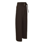 pantaloni vita alta con cintura 