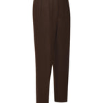 pantaloni gamba larga con pences 