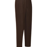 pantaloni gamba larga con pences 