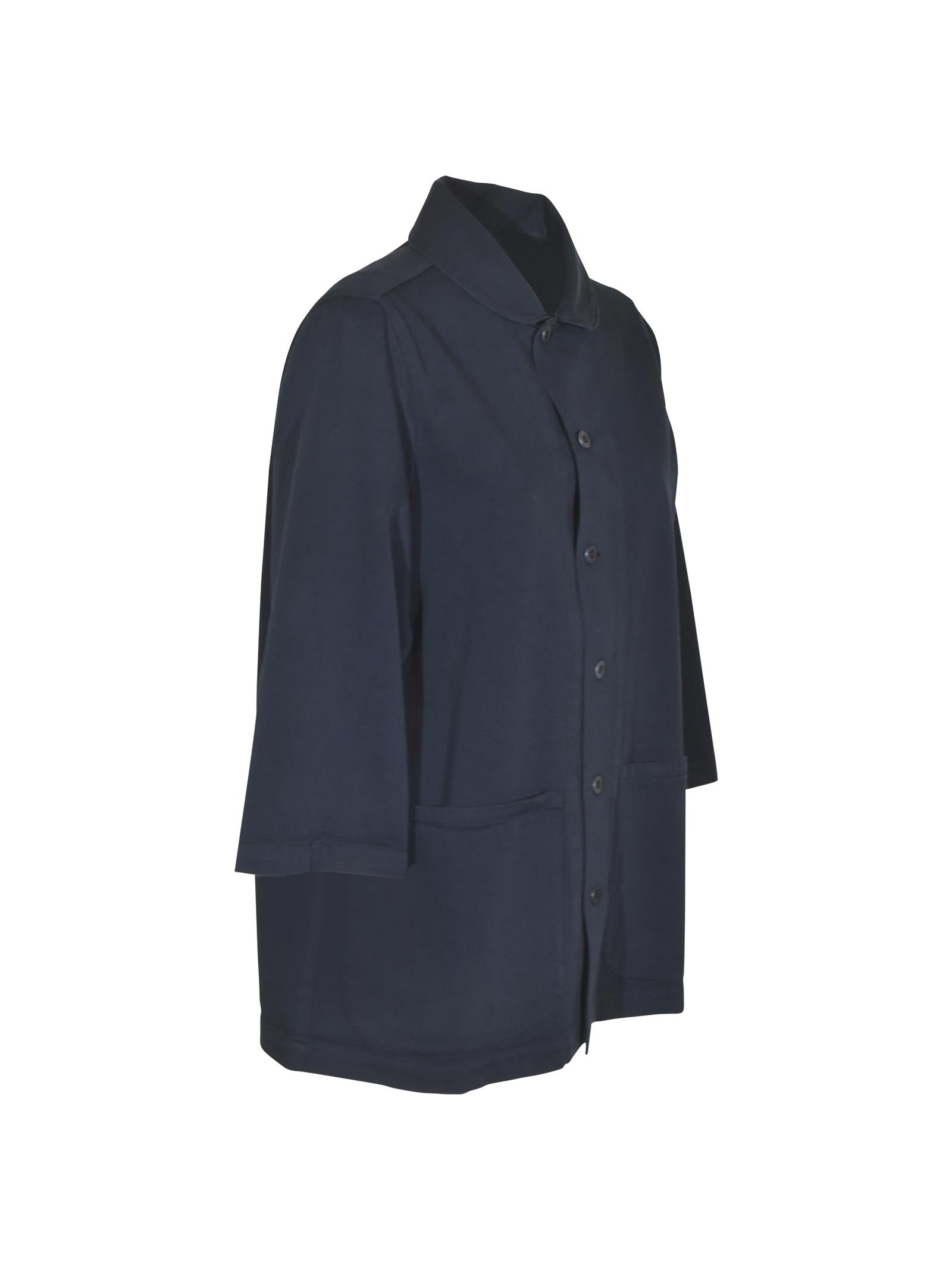 giacca olivia massau manica 3/4 collo rotondo 