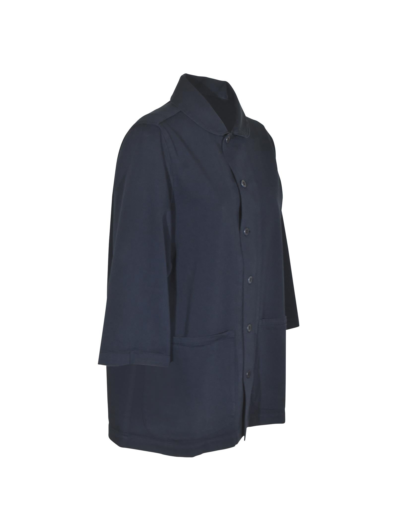 giacca olivia massau manica 3/4 collo rotondo 