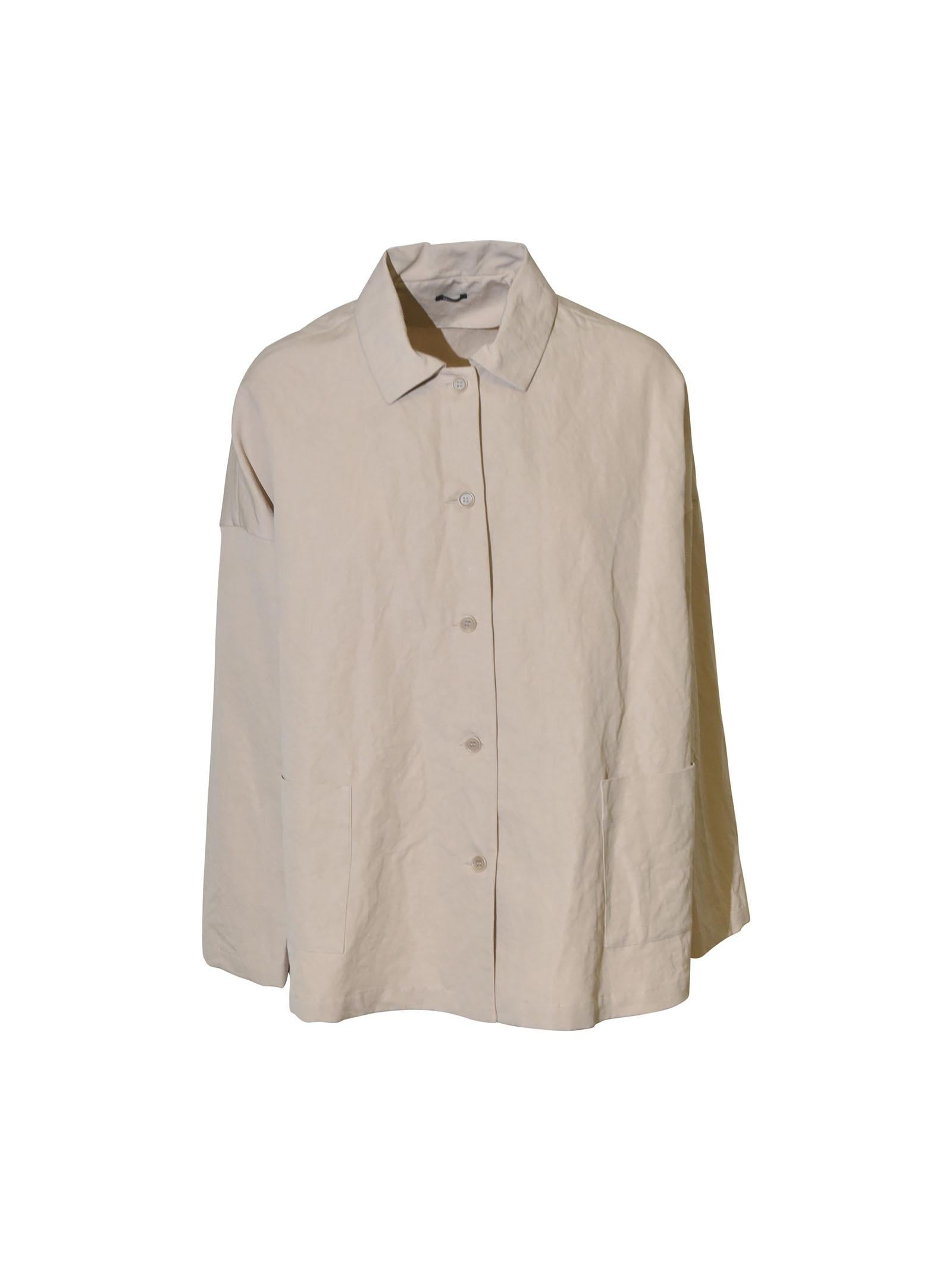 giacca collo camicia over 