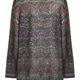 cardigan paillettes zig zag DS25WM0T-BC005GS91P6 MISSONI DONNA