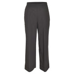 pantaloni kirk gamba larga caviglia con risvolto 