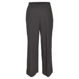 pantaloni kirk gamba larga caviglia con risvolto 