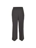 pantaloni kirk gamba larga caviglia con risvolto