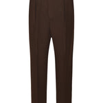 pantaloni gamba larga con pences 