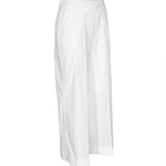 pantaloni kirk gamba larga caviglia con risvolto 