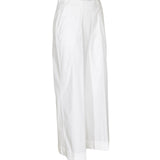 pantaloni kirk gamba larga caviglia con risvolto 