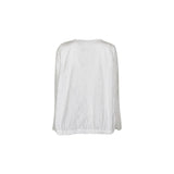 giacca girocollo con coulisse 