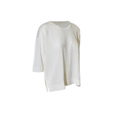 maglia girocollo m 3/4 over spacchi laterali 