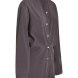 camicia dritta scollo v 