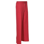 pantaloni gamba larga elastico vita dietro 