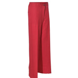 pantaloni gamba larga elastico vita dietro 