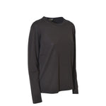 maglia girocollo m/l bordi tubolari 