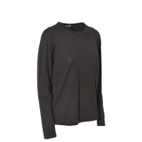 maglia girocollo m/l bordi tubolari 