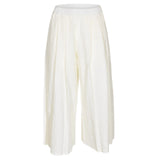 pantaloni rombo rock largo pieghe 