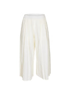 pantaloni rombo rock largo pieghe