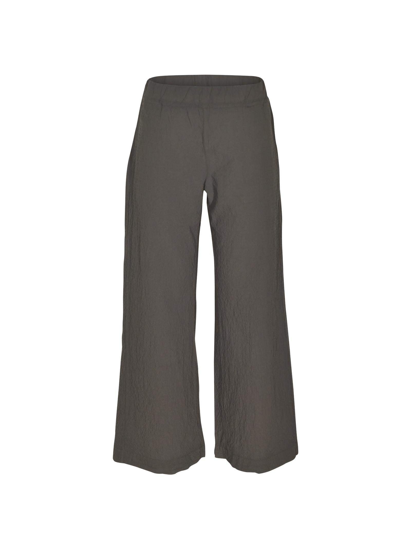 pantaloni diana rock dritto elastico in vita 